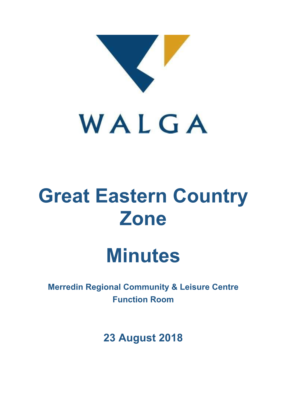 Great Eastern Country Zone Minutes 28 June 2018