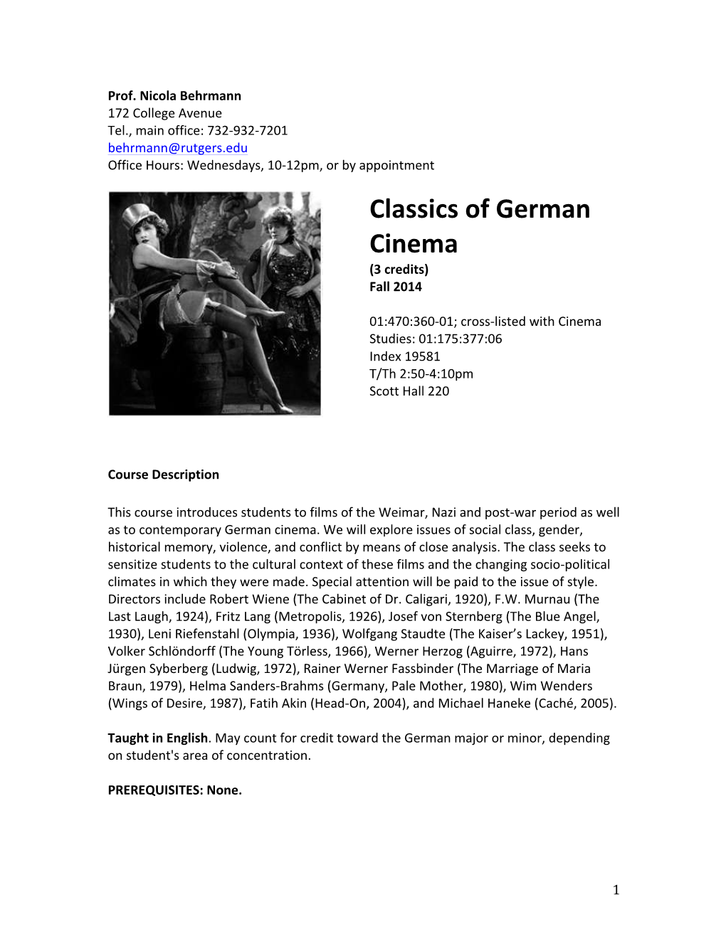 360 Syllabus F2014 German Cinema