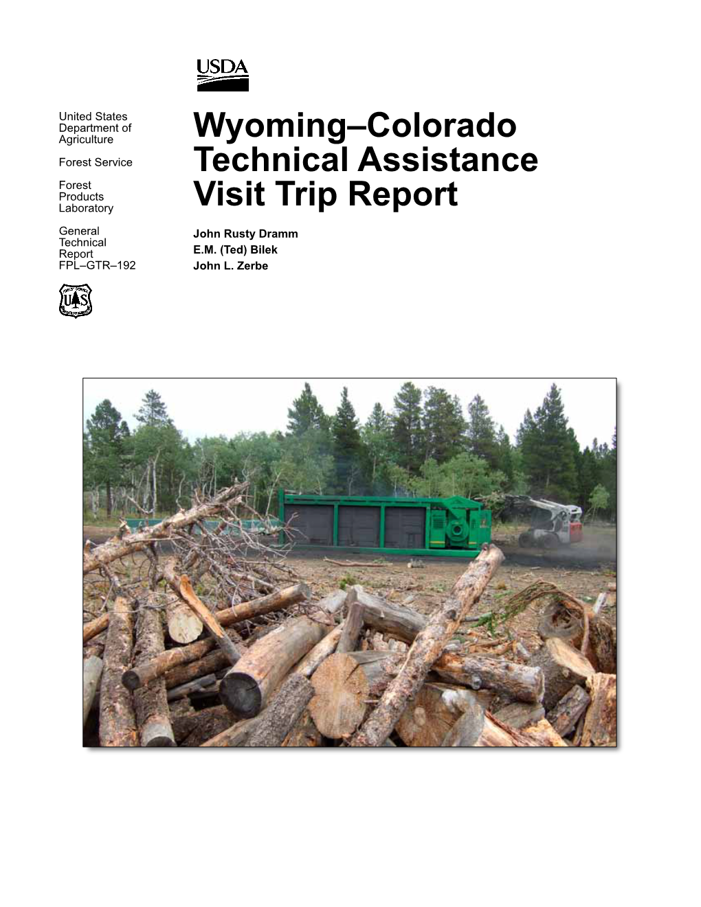 Wyoming–Colorado Technical Assistance Visit Trip Report