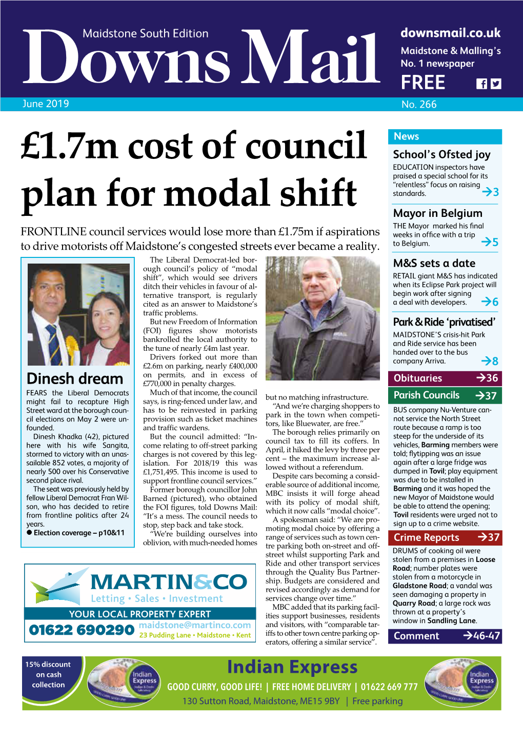 £1.7M Cost of Council Plan for Modal Shift