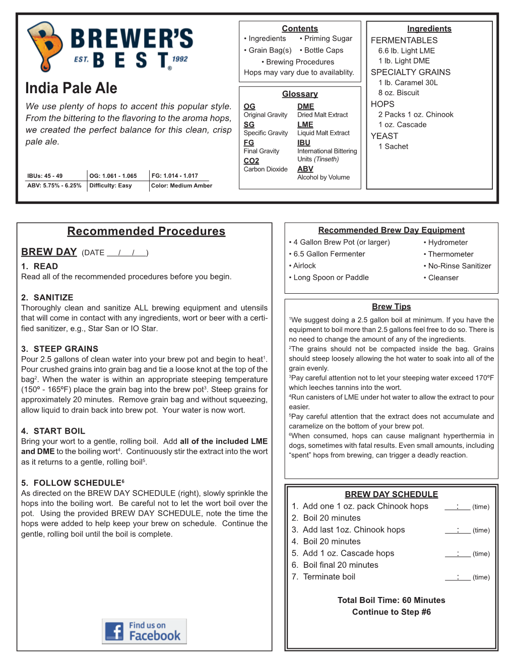 India Pale Ale Glossary 8 Oz