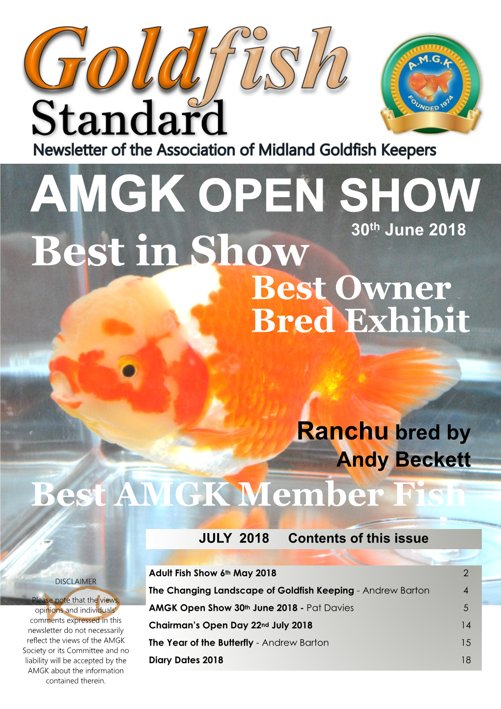 Amgk Newsletter Jul 2018