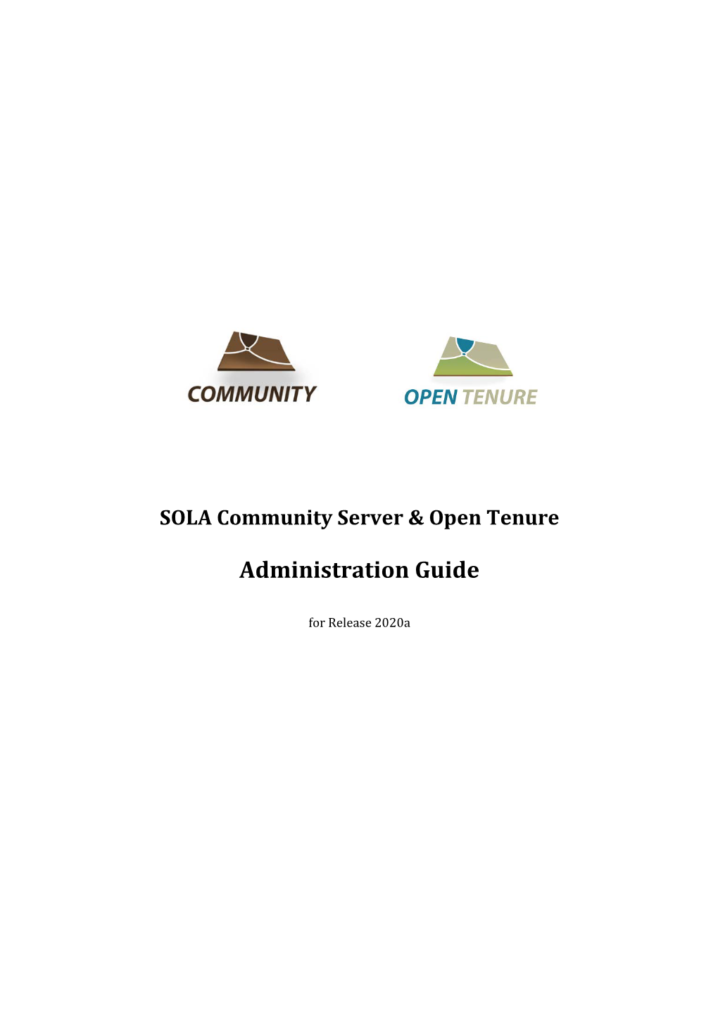 SOLA Community Server & Open Tenure Administration Guide