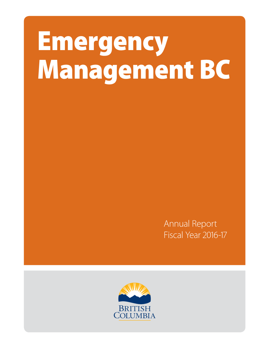 Emergency Management BC