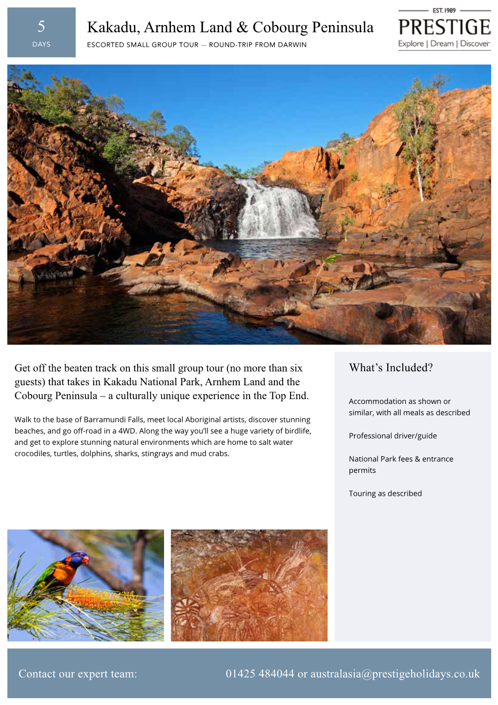 Kakadu, Arnhem Land & Cobourg Peninsula