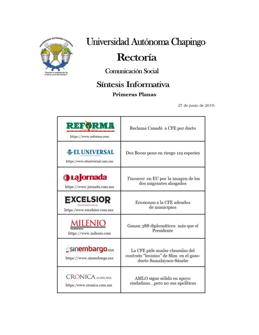 Sintesis 27 De Junio 2019.Pdf