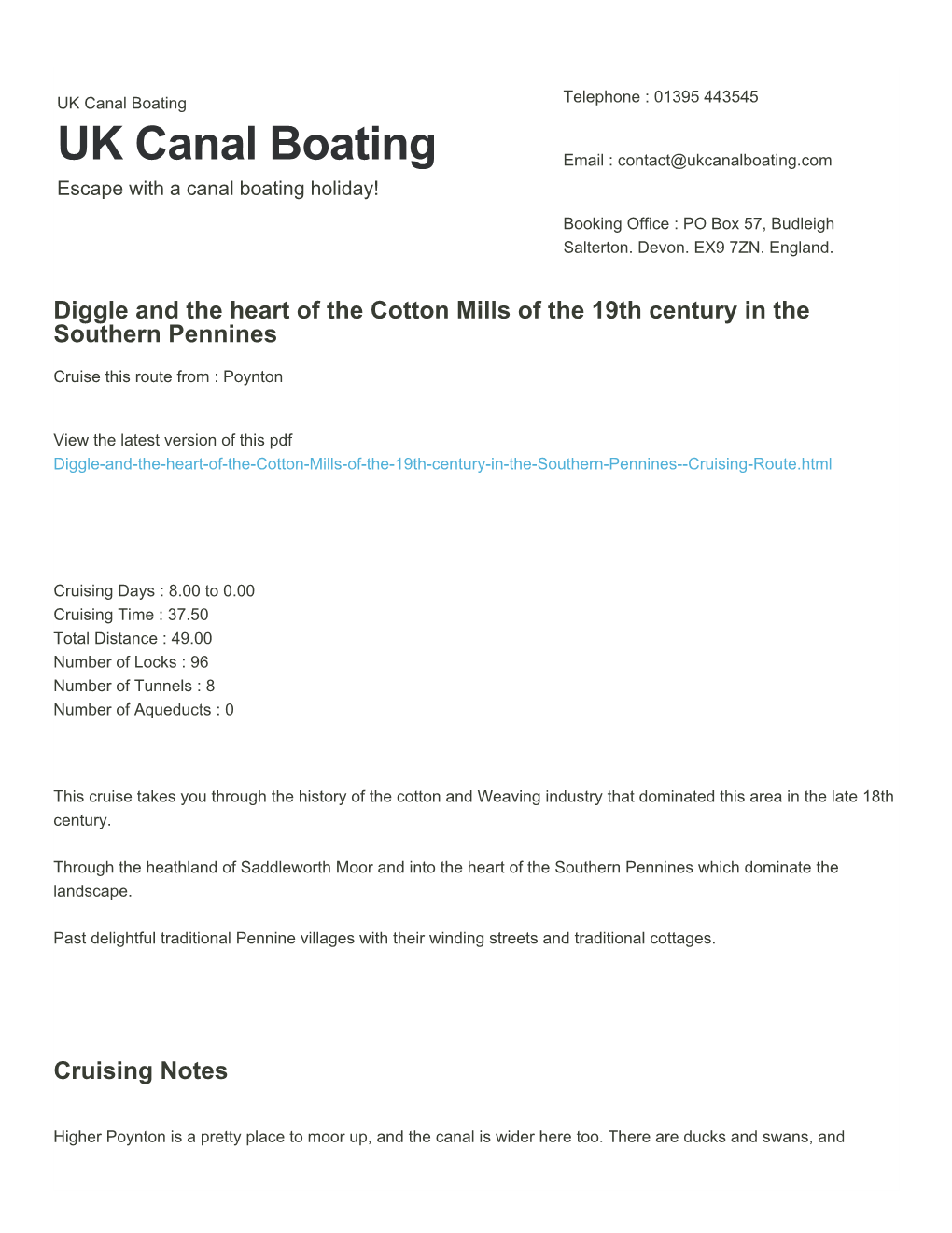 Diggle and the Heart of the Cotton Mills of the 19Th Century in the Southern Pennines | UK Canal Boating