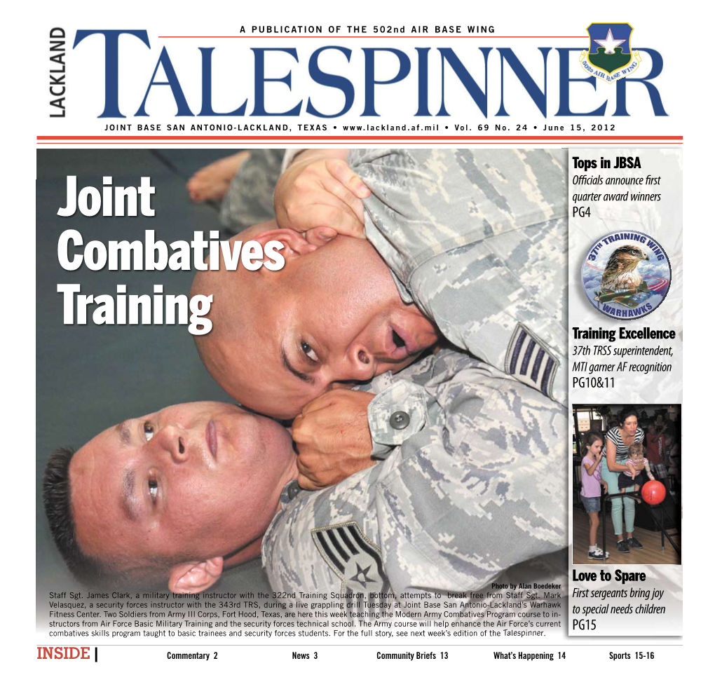 Joint Combatives Training