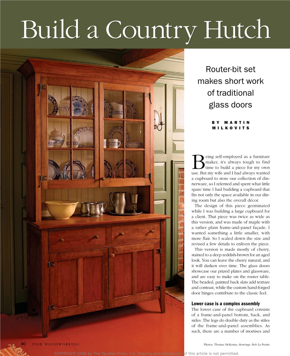 Build a Country Hutch