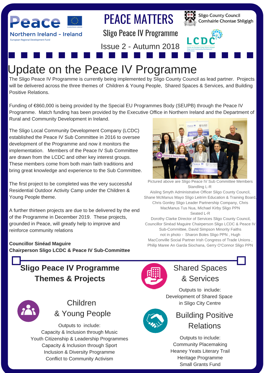 Update on the Peace IV Programme