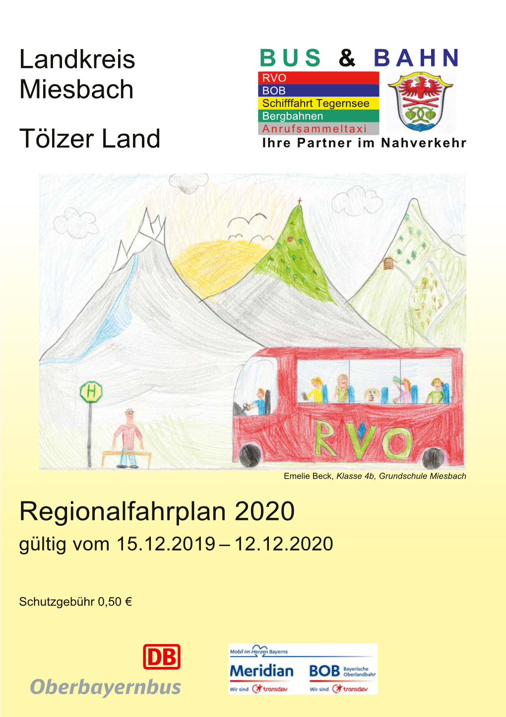 Regionalfahrplan LK Miesbach Und Tölzer Land