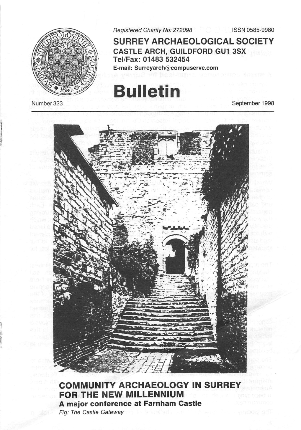 Bulletin N U M B E R 3 2 3 September1998