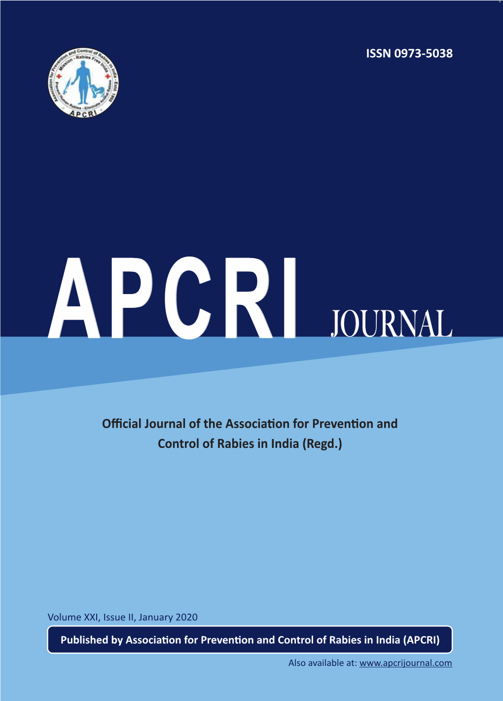 Apcri Journal