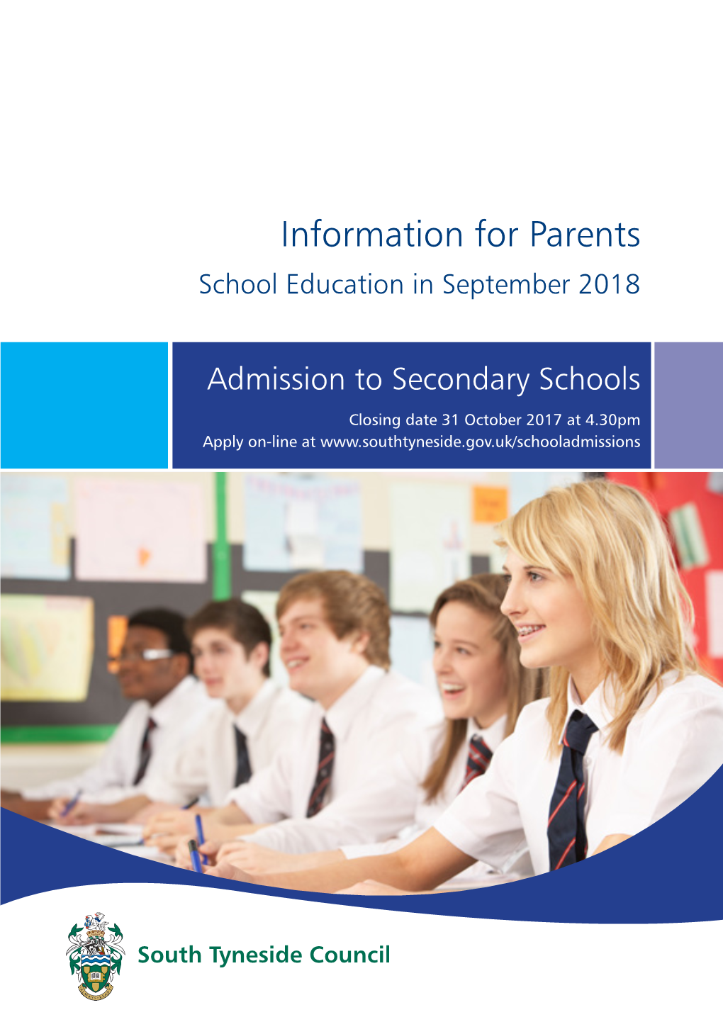 Information for Parents School Education in September 2018