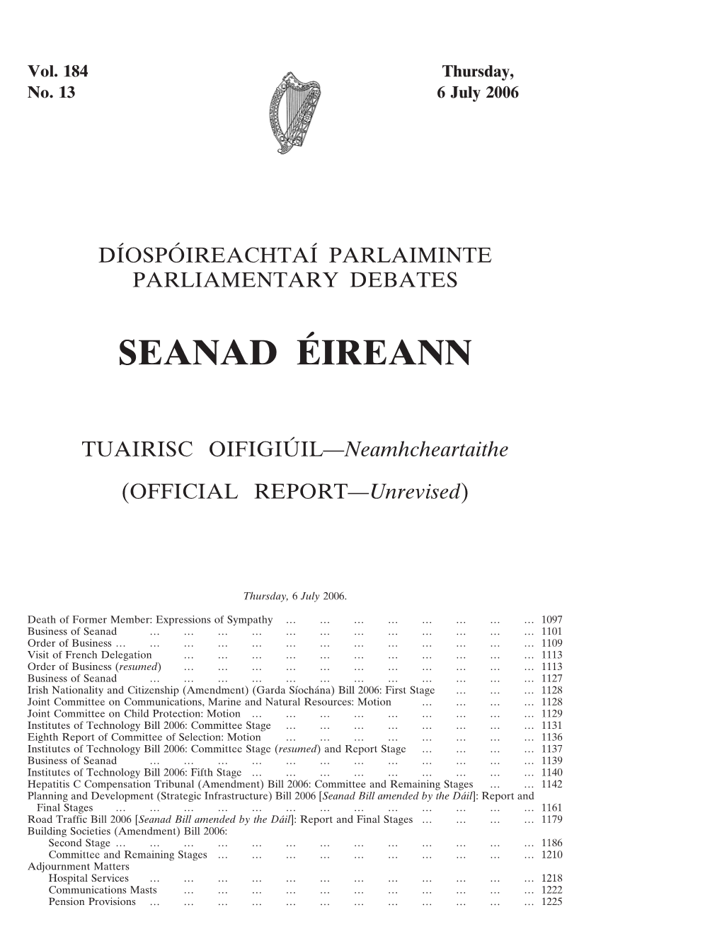 Seanad E´Ireann