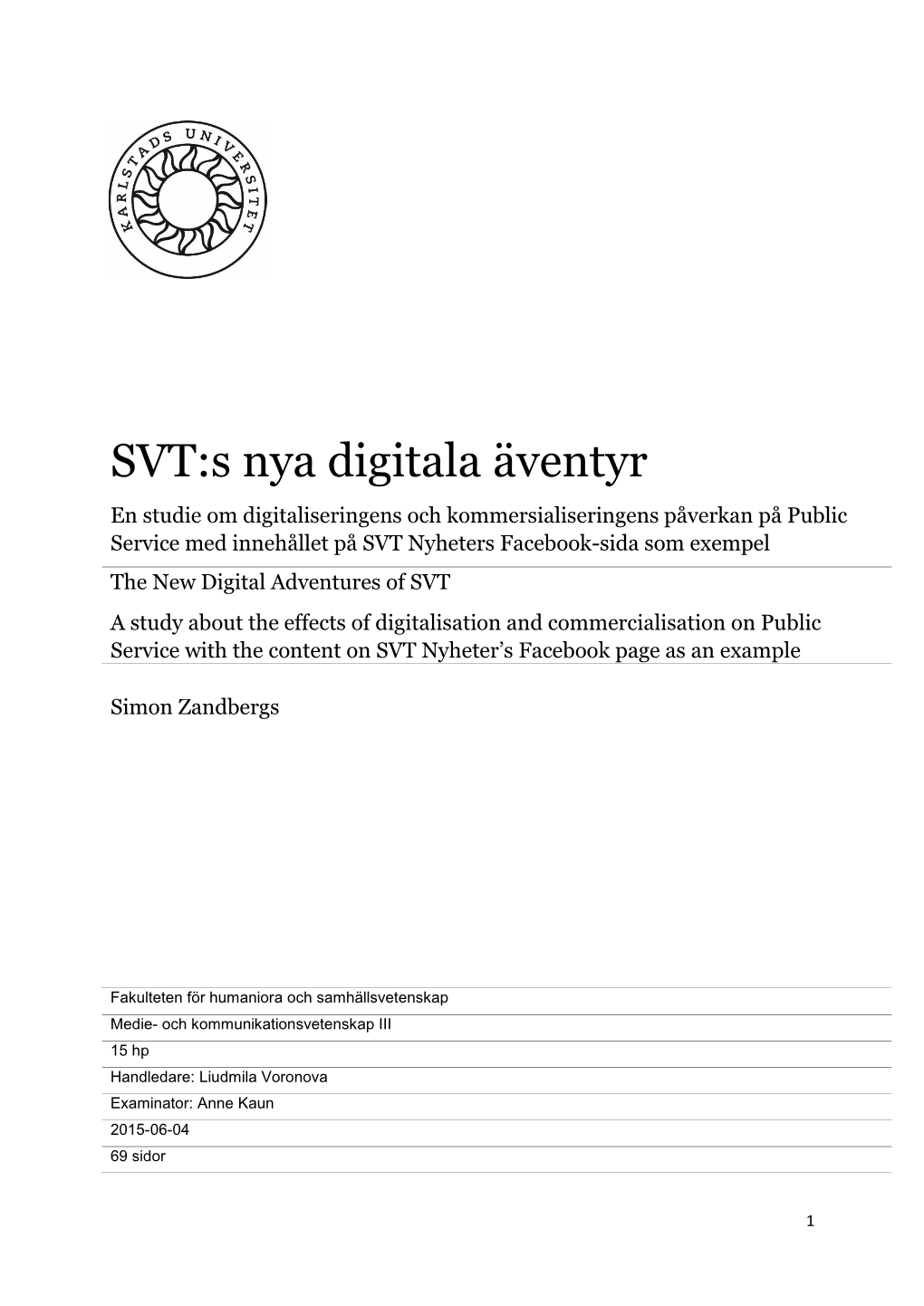 SVT:S Nya Digitala Äventyr