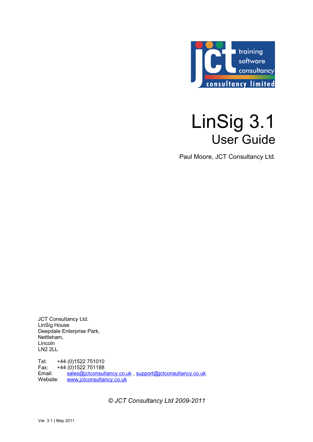 Linsig Version 3 User Guide