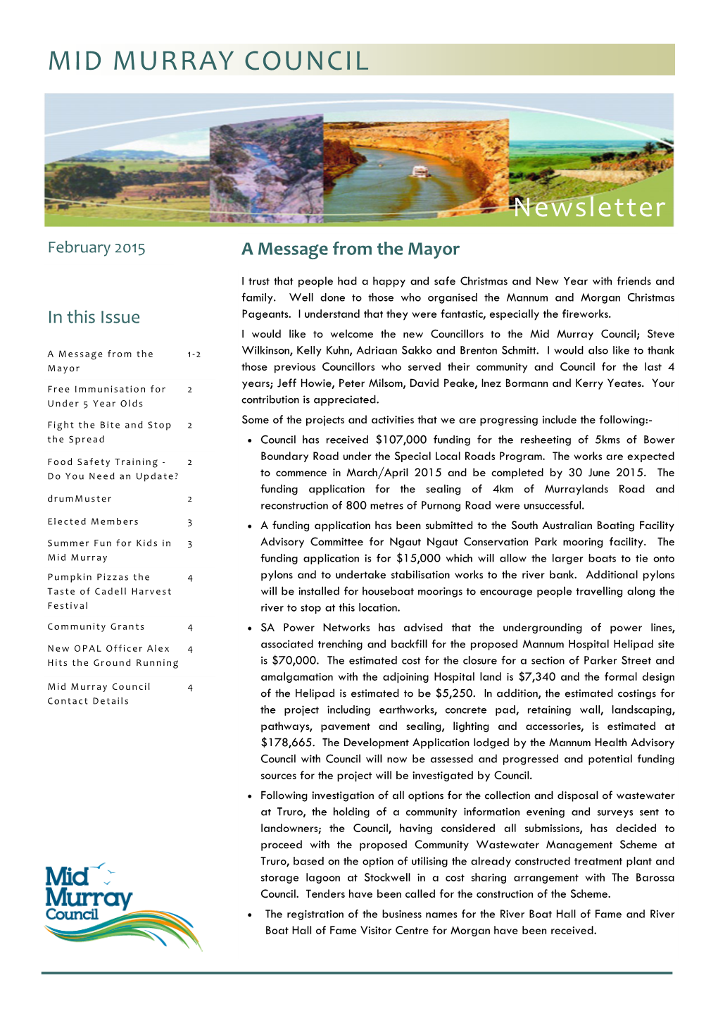 Mid Murray Council Newsletter