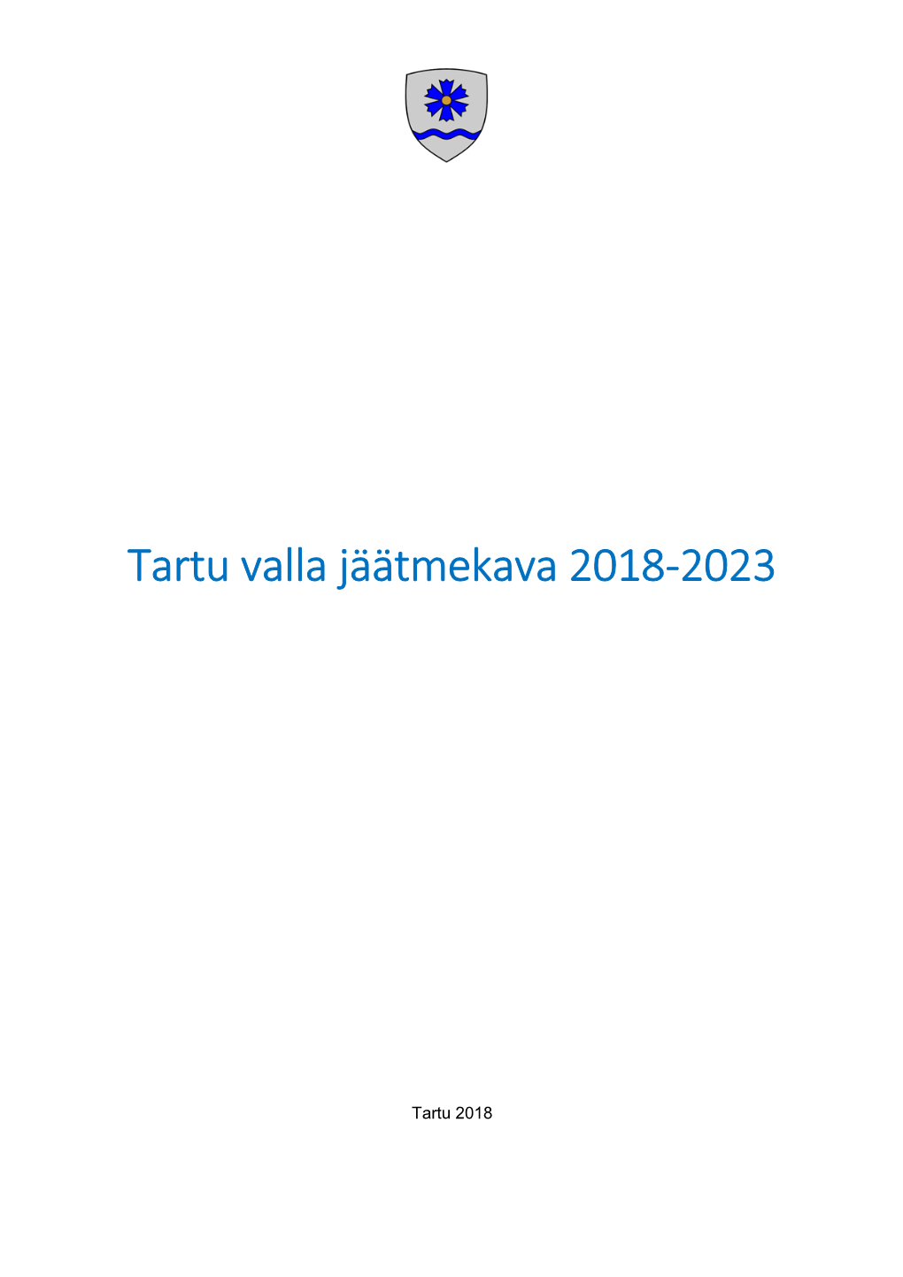 Tartu Valla Jäätmekava 2018-2023