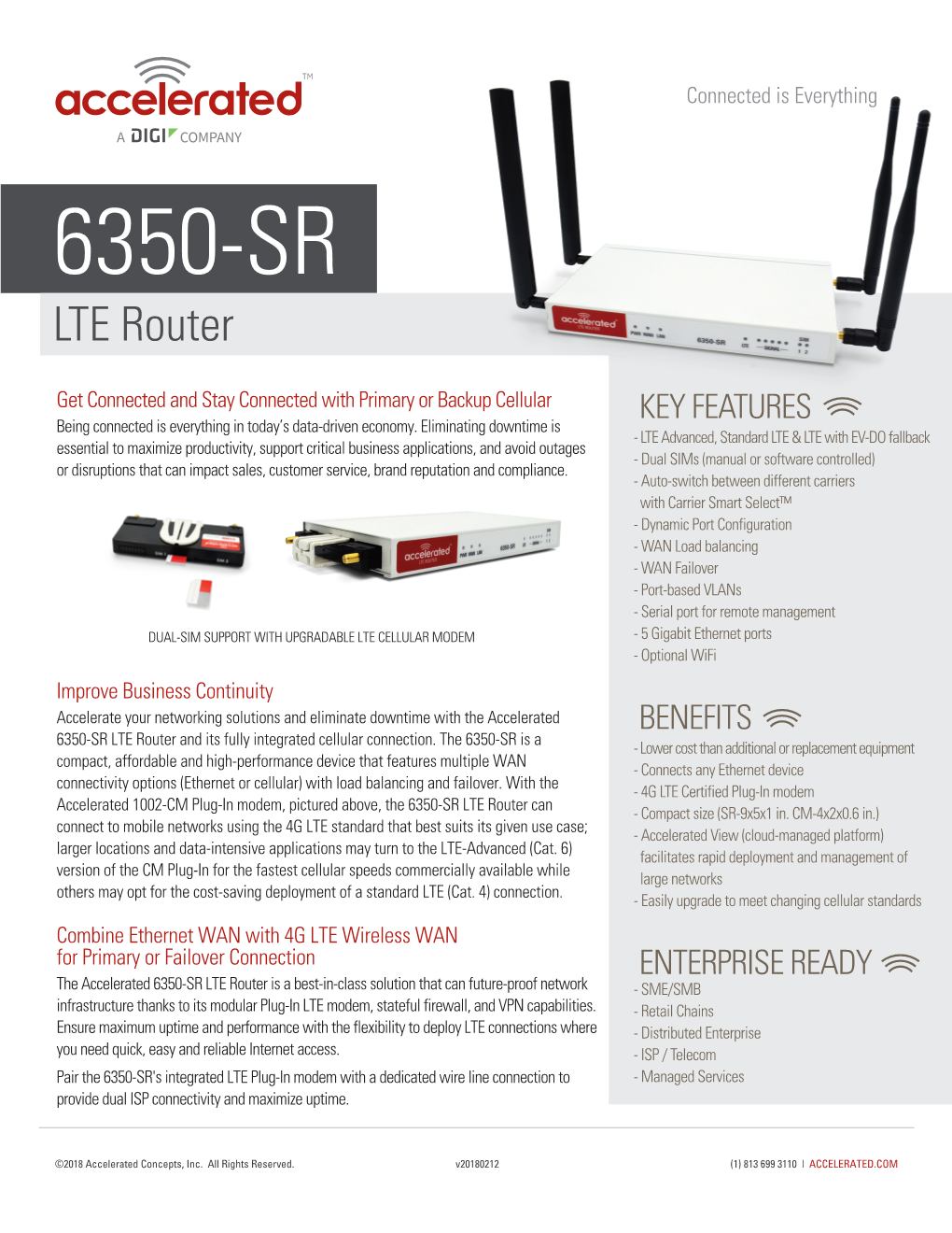 6350-SR LTE Router