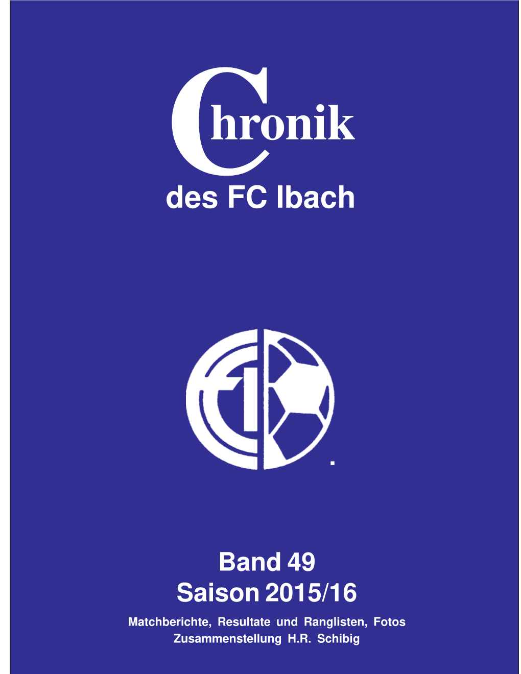 Chronik Saison 2015-16