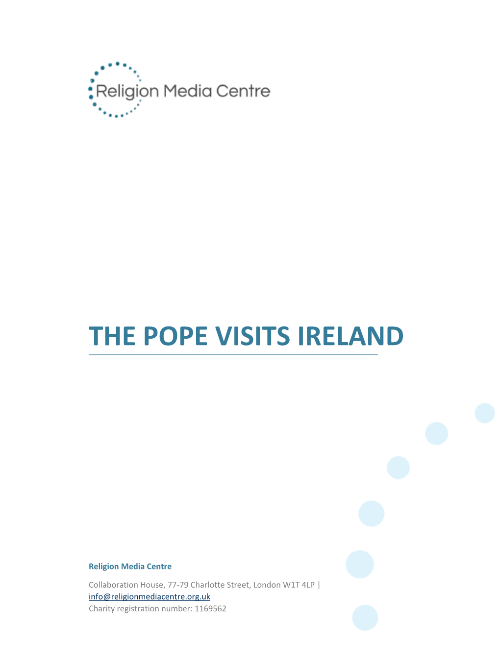 The Pope Visits Ireland