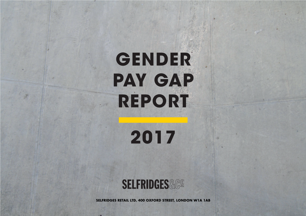 Gender Pay Gap Report 2017