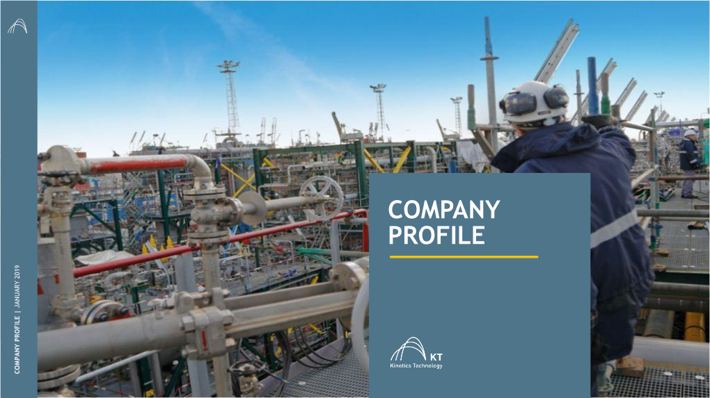 Company Profile | January 2019 Profile Company Summary