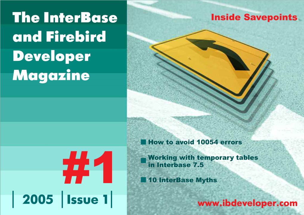 The Interbase and Firebird Developer Magazine, Issue 1