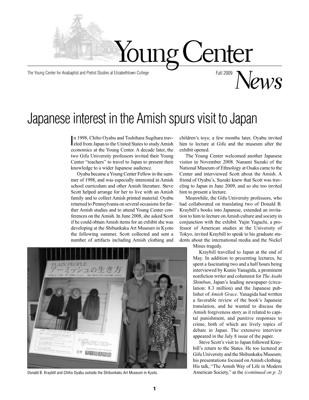 Japanese Interest in the Amish Spurs Visit to Japan