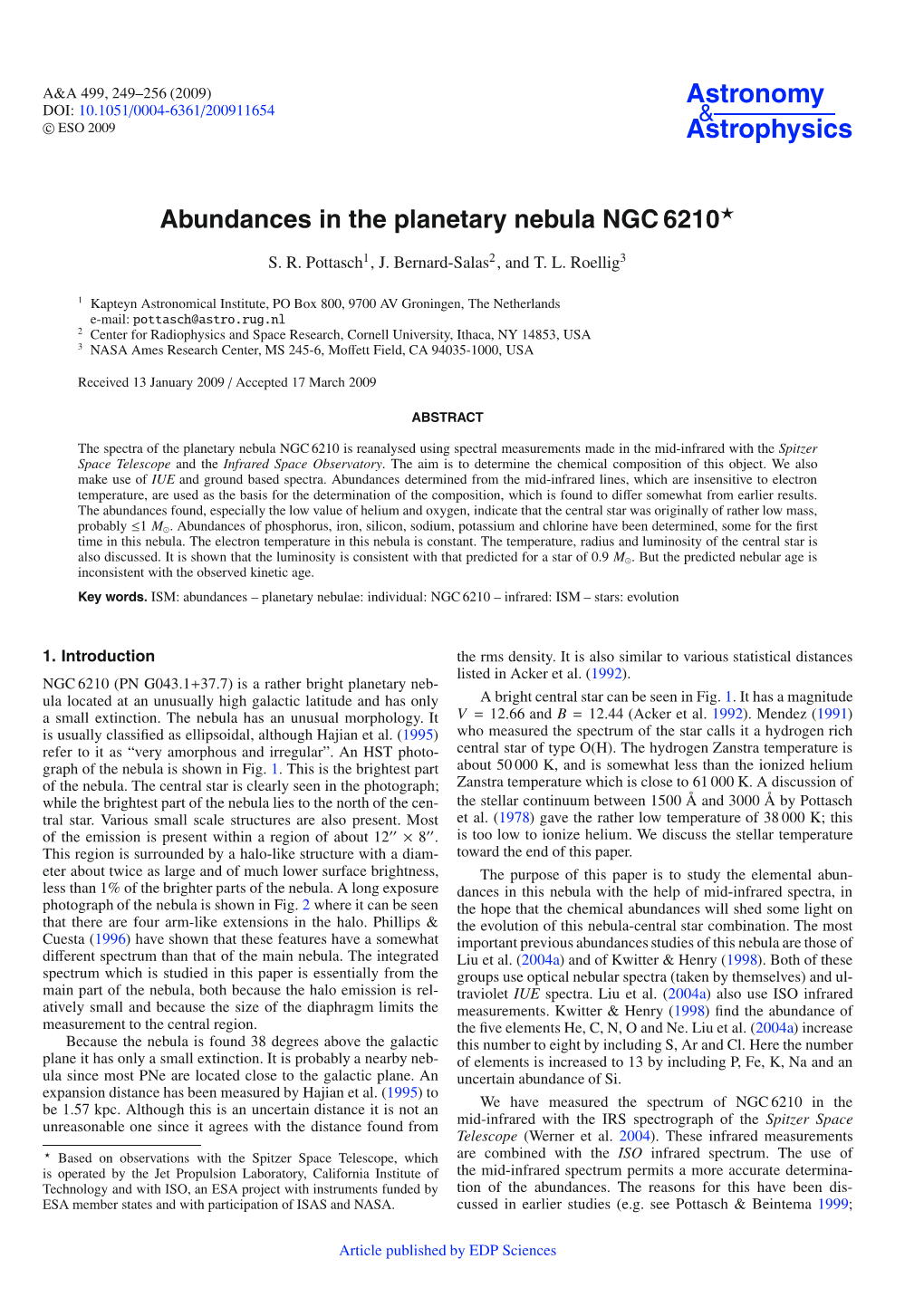 Abundances in the Planetary Nebula NGC 6210