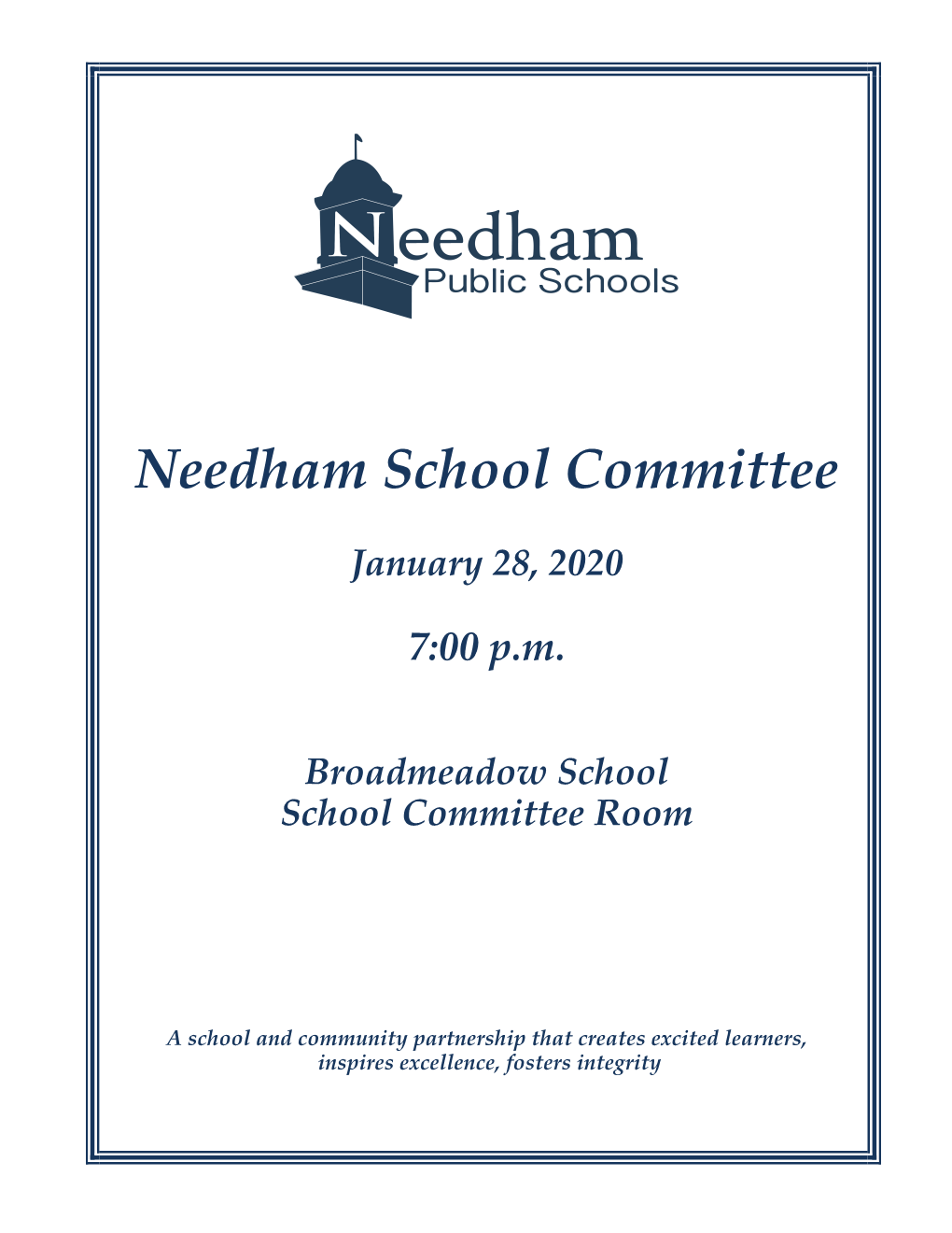 Needham School Committee
