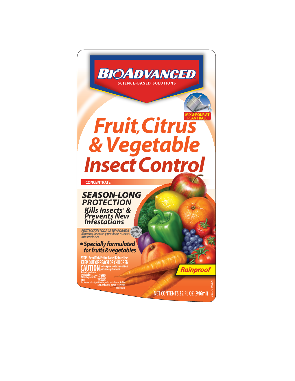 Fruit, Citrus & Vegetable Insect Control 32Oz