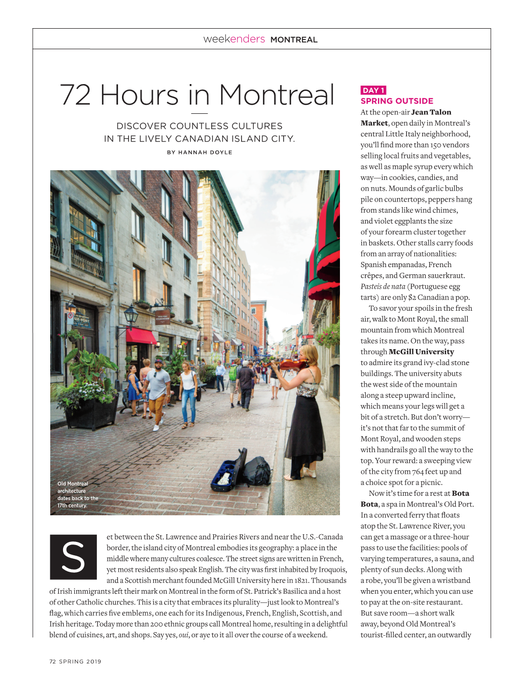 72 Hours in Montreal