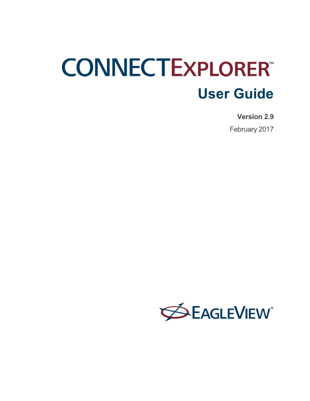 Eagleview Connectexplorer User Guide