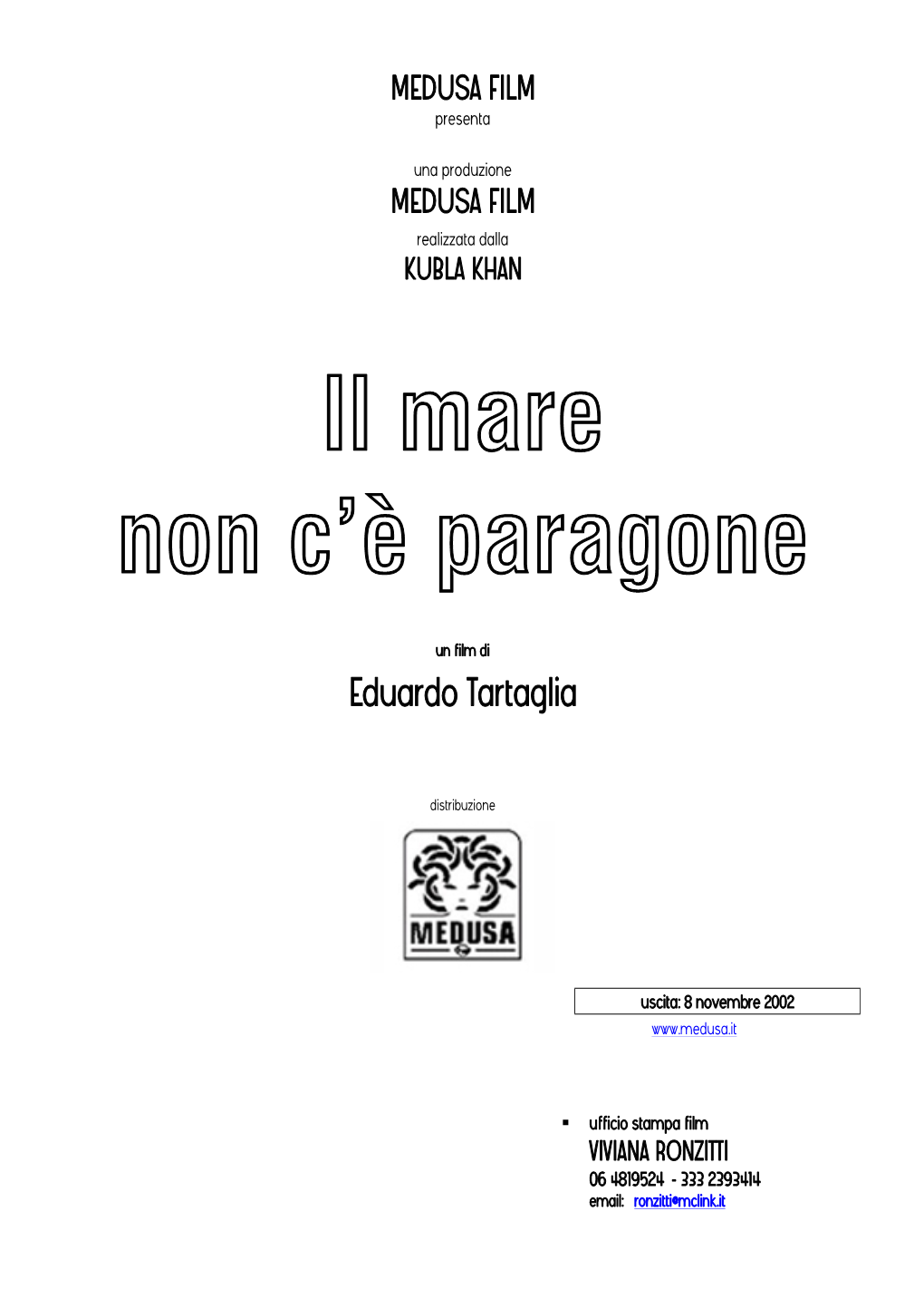 Il Mare Non C'è Paragone