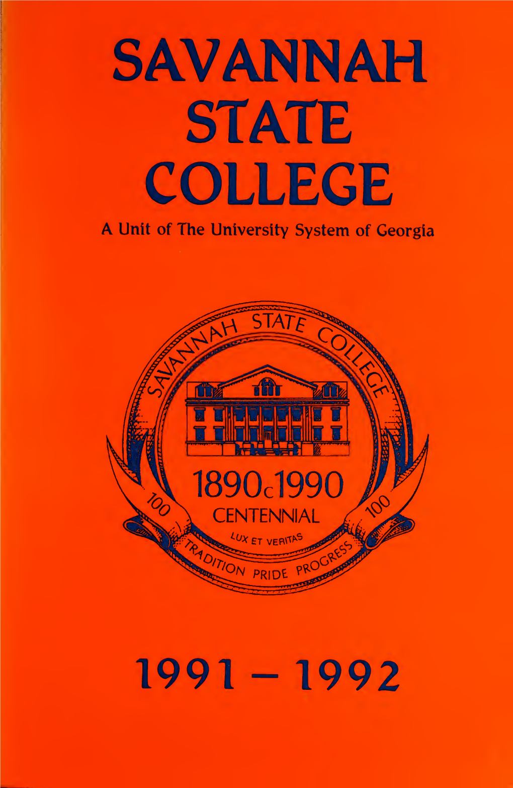 Savannah State College Bulletin