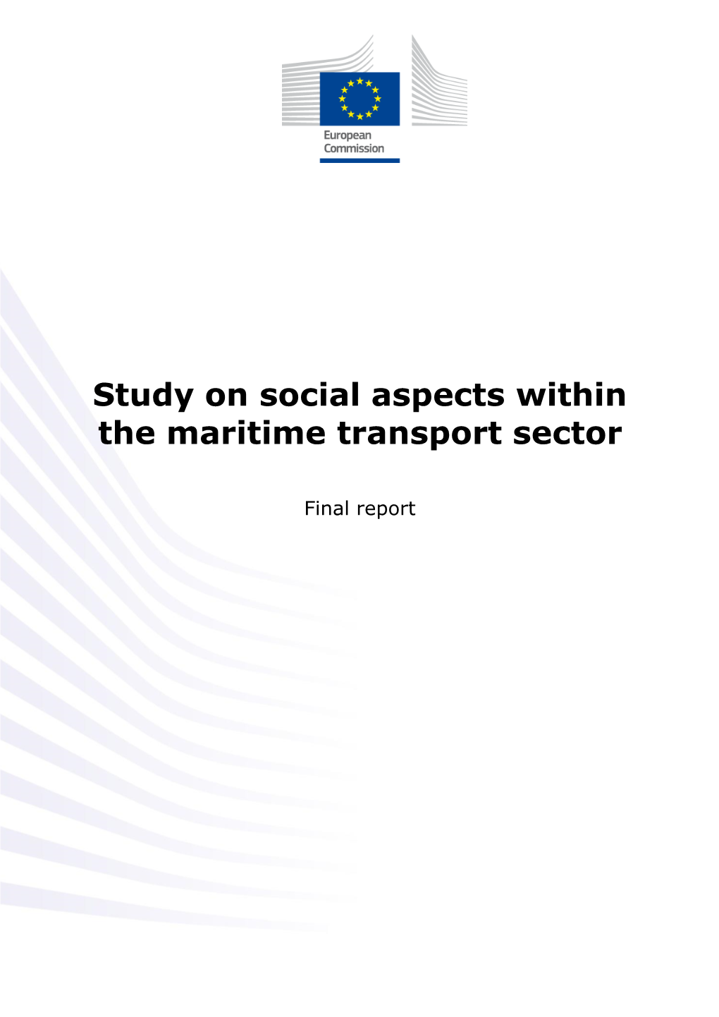 Study on Social Aspects Within the Maritime Transport Sector