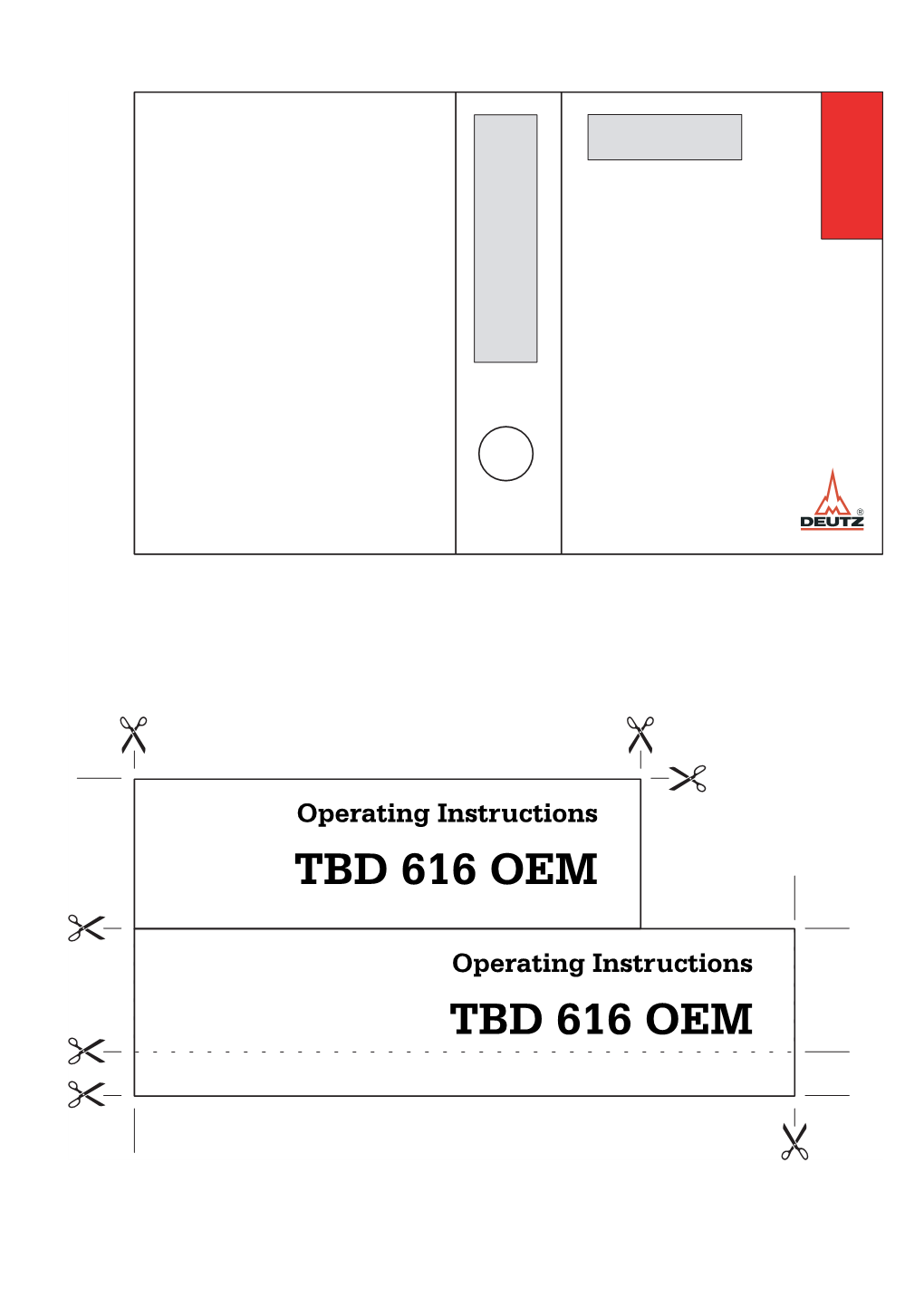 Operating Instructions TBD 616 OEM