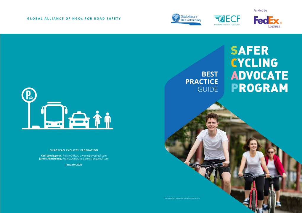 Safer Cycling Advocate Program 14Jan2020