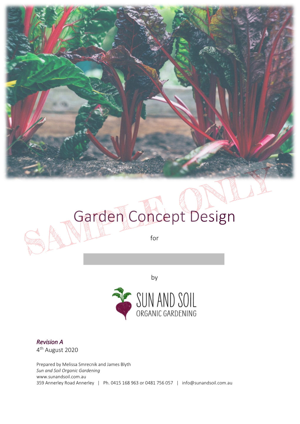 Garden Concept Design