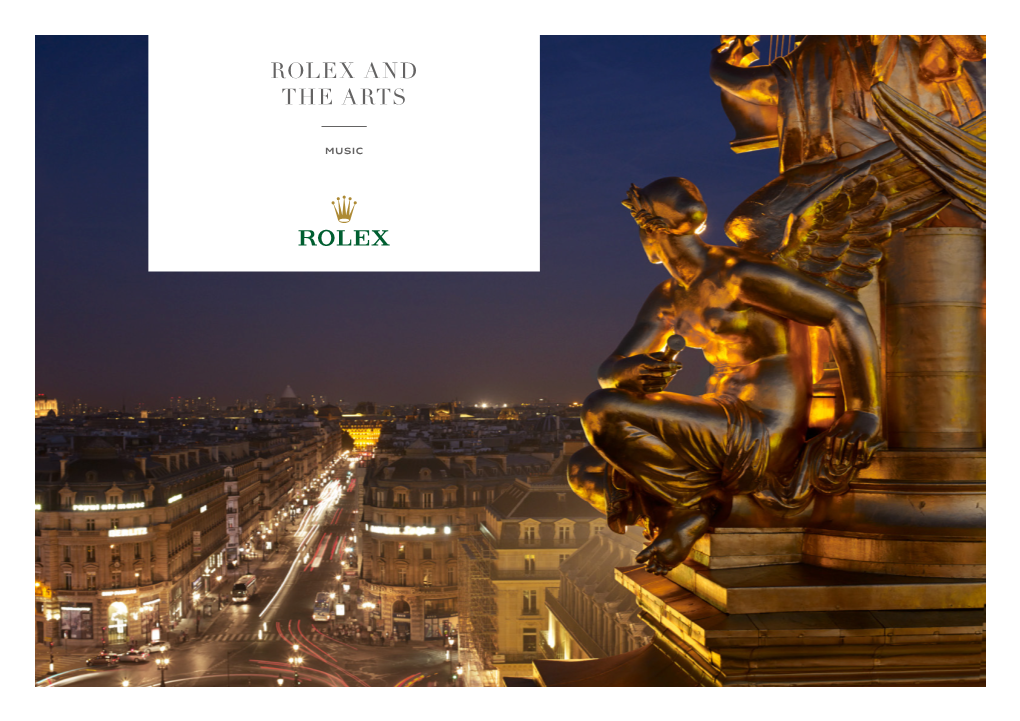 Rolex and the Arts