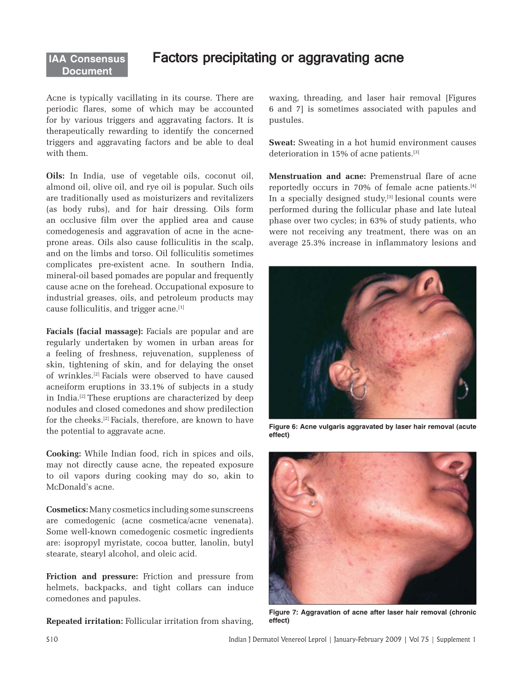 Factors Precipitating Or Aggravating Acne