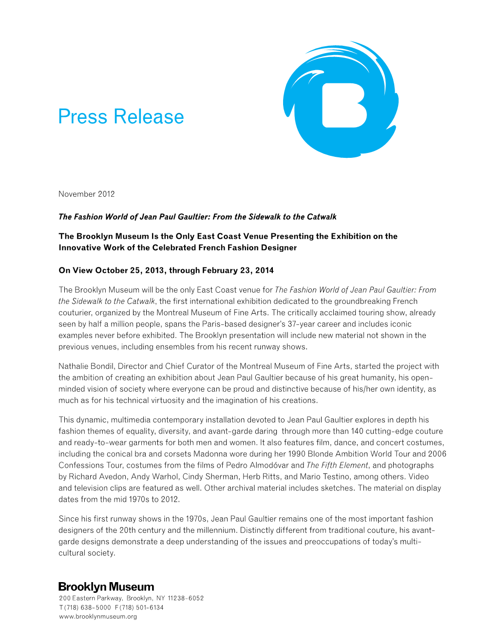 Press Release