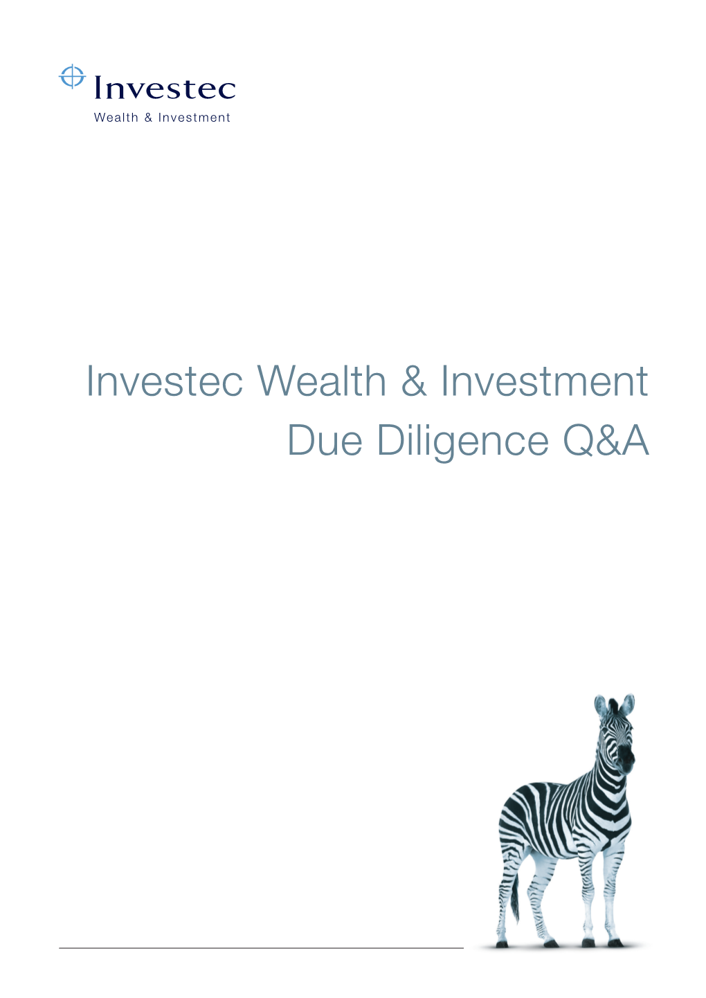 Investec Wealth & Investment Due Diligence Q&A