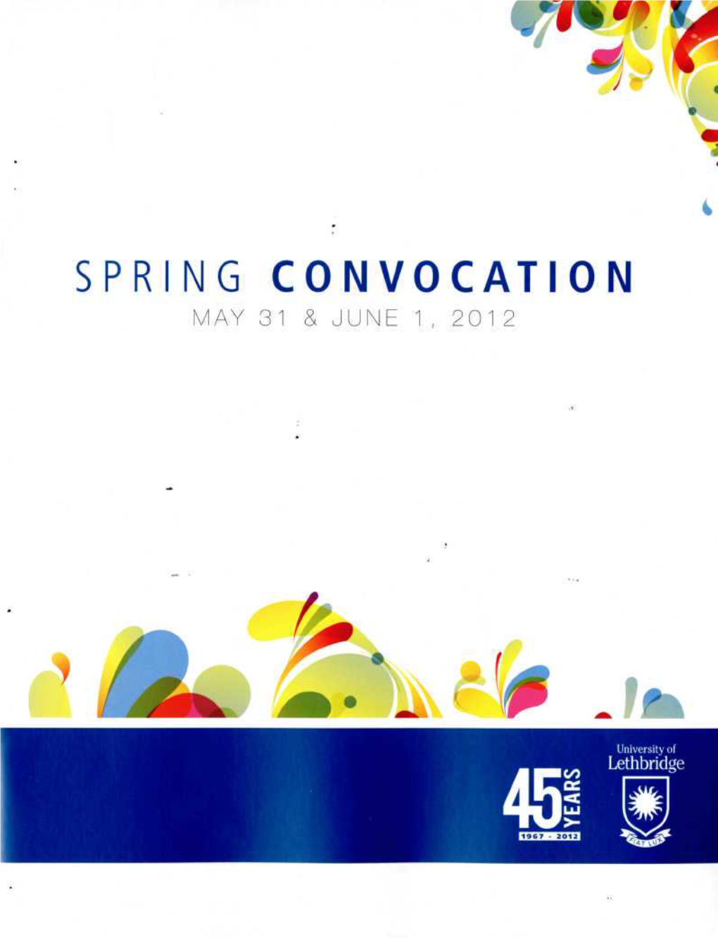 Spring Convocation Ay 31 Une 1 , 201 2