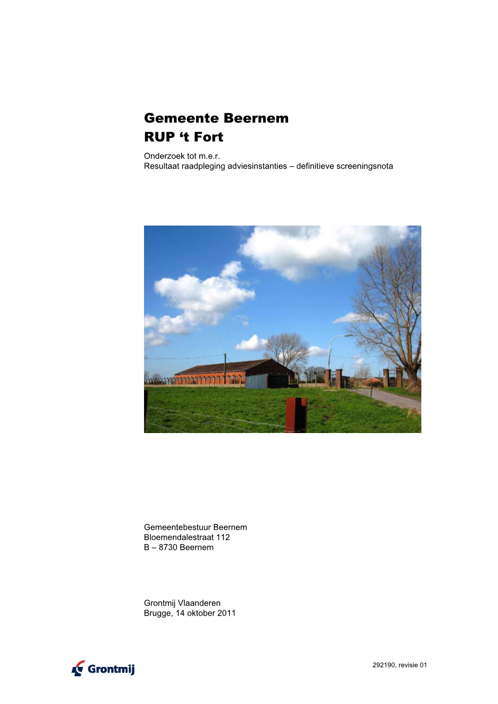 Gemeente Beernem RUP 'T Fort