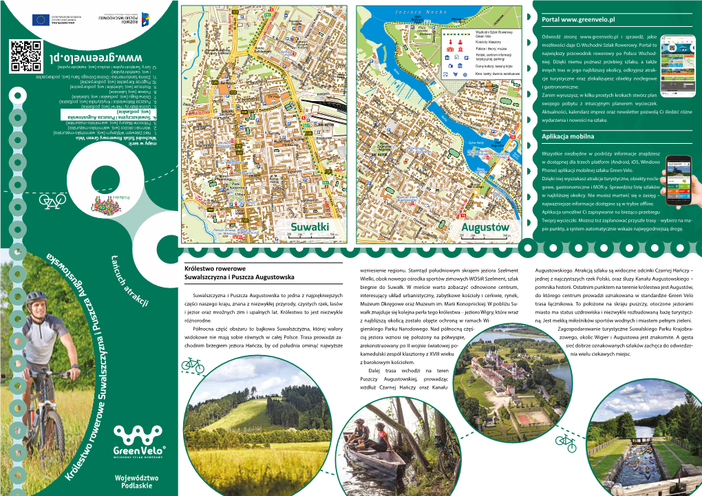 Mapa Suwalszczyzna I Puszcza Augustowska 1:275