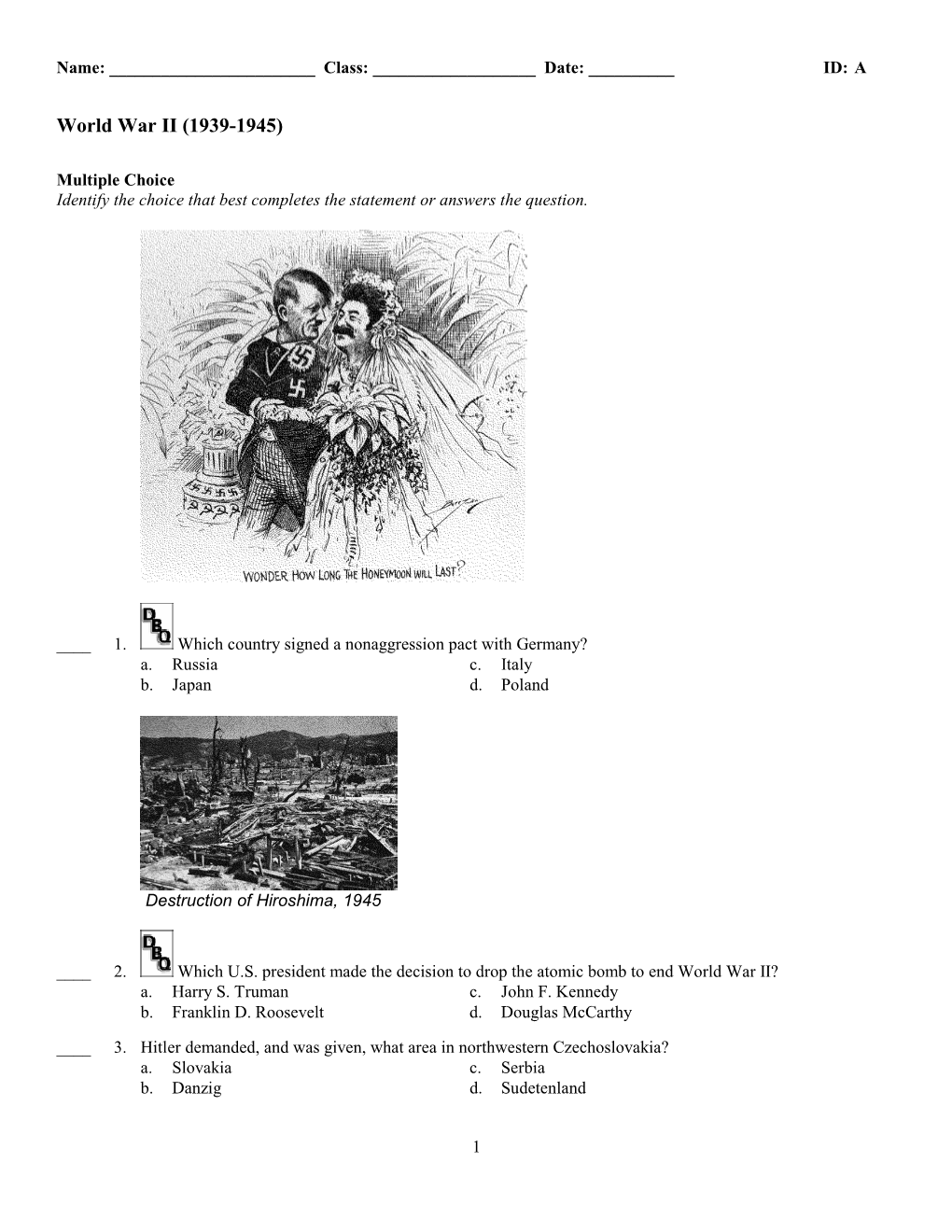 World War II Test.Tst