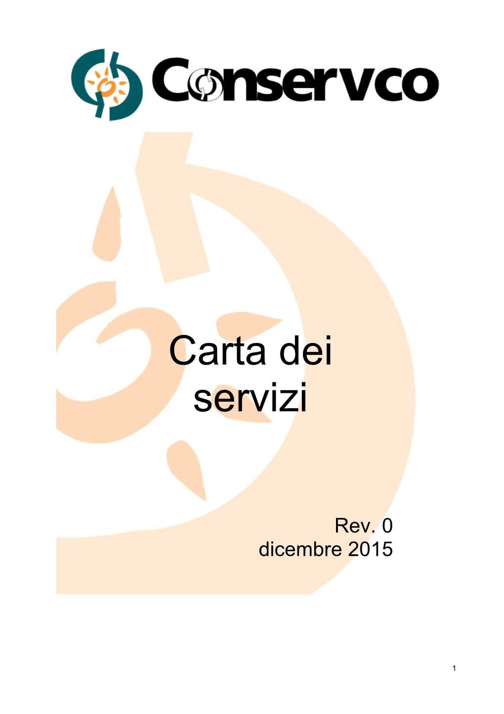 Carta Dei Servizi Di Conser VCO Spa Rev5